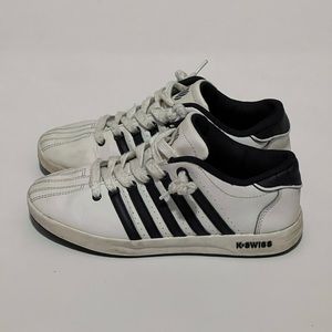 K-Swiss Blue and White Sneakers